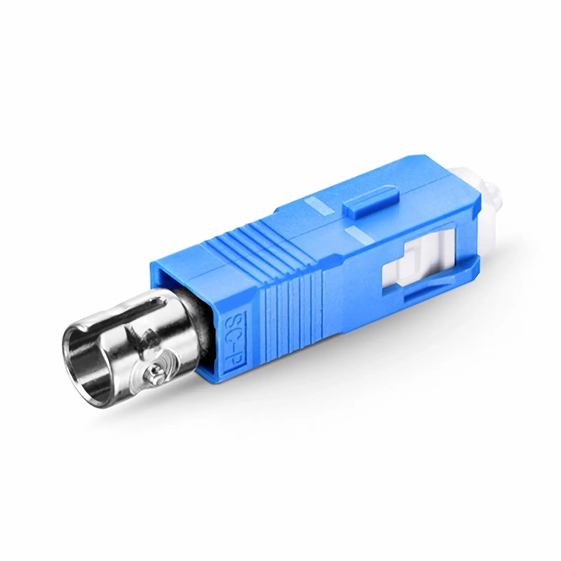 Refurb Squared ST/UPC Female to SC/UPC Male Simplex OS2 Single Mode Fiber Optic Adapter/Coupler without Flange