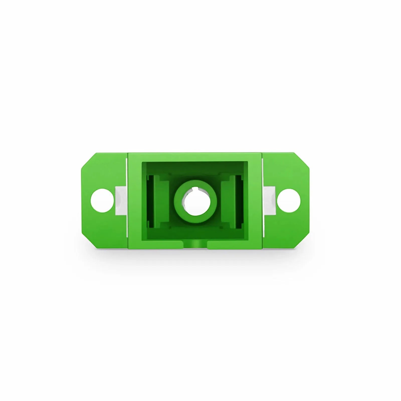 Refurb Squared FC/APC to SC/APC Hybrid Simplex OS2 Single Mode Plastic Fiber Optic Adapter/Coupler, Female to Female
