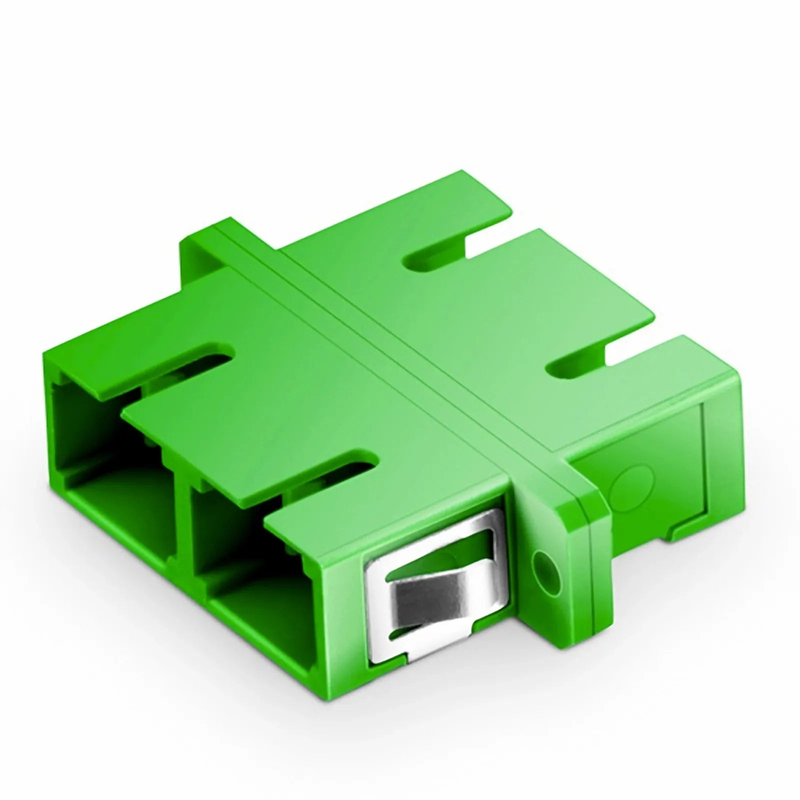 Refurb Squared SC/APC to SC/APC Duplex OS2 Single Mode Fiber Optic Adapter/Coupler with Flange (10pcs/Pack)