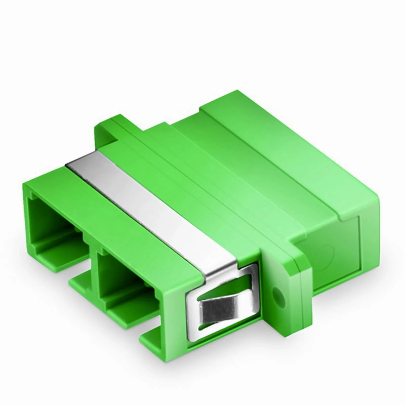 Refurb Squared SC/APC to SC/APC Duplex OS2 Single Mode Fiber Optic Adapter/Coupler with Flange (10pcs/Pack)