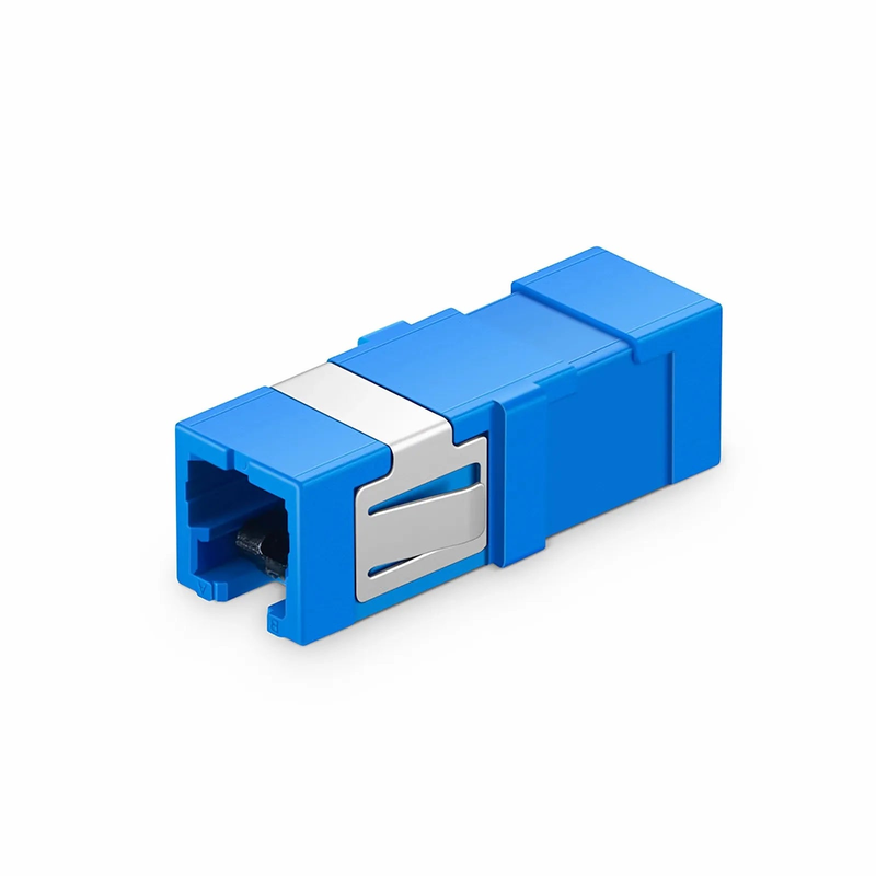 Refurb Squared CSA/UPC to CSA/UPC Single Channel (2F) OS2 Single Mode Plastic Fiber Optic Adapter/Coupler without Flange