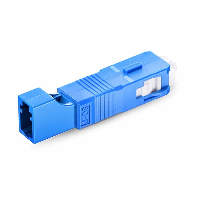 Refurb Squared LC/UPC Female to SC/UPC Male Simplex OS2 Single Mode Fiber Optic Adapter/Coupler without Flange