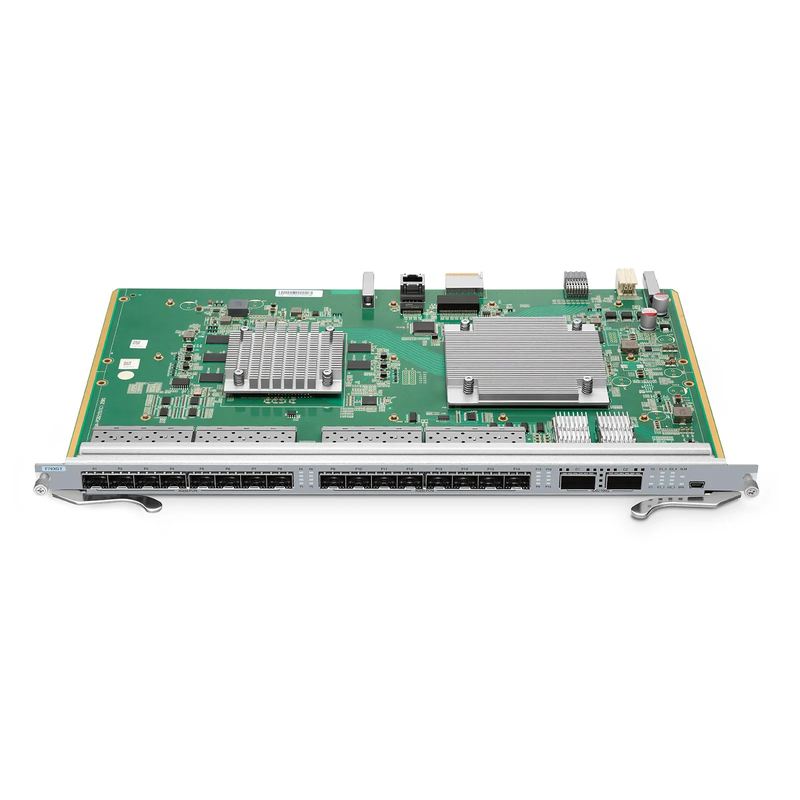 Refurb Squared F78XGT, 16-Port XG(S)PON OLT Line Card with 16 x XG(S)PON (GPON-Compatible, Upgradable via GPON Modules), 2 x 100G QSFP28 Ports, Broadcom Chip (Without Modules)