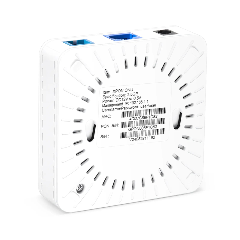 Refurb Squared ONU1710-1E, XPON (GPON + EPON) ONU with 1 x PON, 1 x 2.5G RJ45