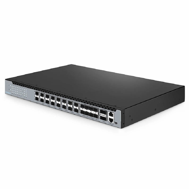 Refurb Squared OLT3710-16XG2T, 16-Port XG(S)-PON OLT with 10G SFP+ and 100G QSFP28 Uplink Ports, Dual Power Supply, Broadcom Chip