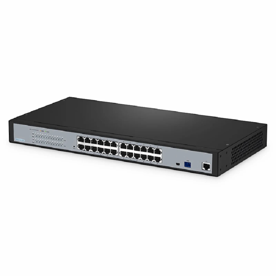 Refurb Squared ONU2110-24GP, XPON (GPON + EPON) MDU ONU with 1 x PON, 24 x GE PoE/PoE+@370W, 220V AC Power Supply