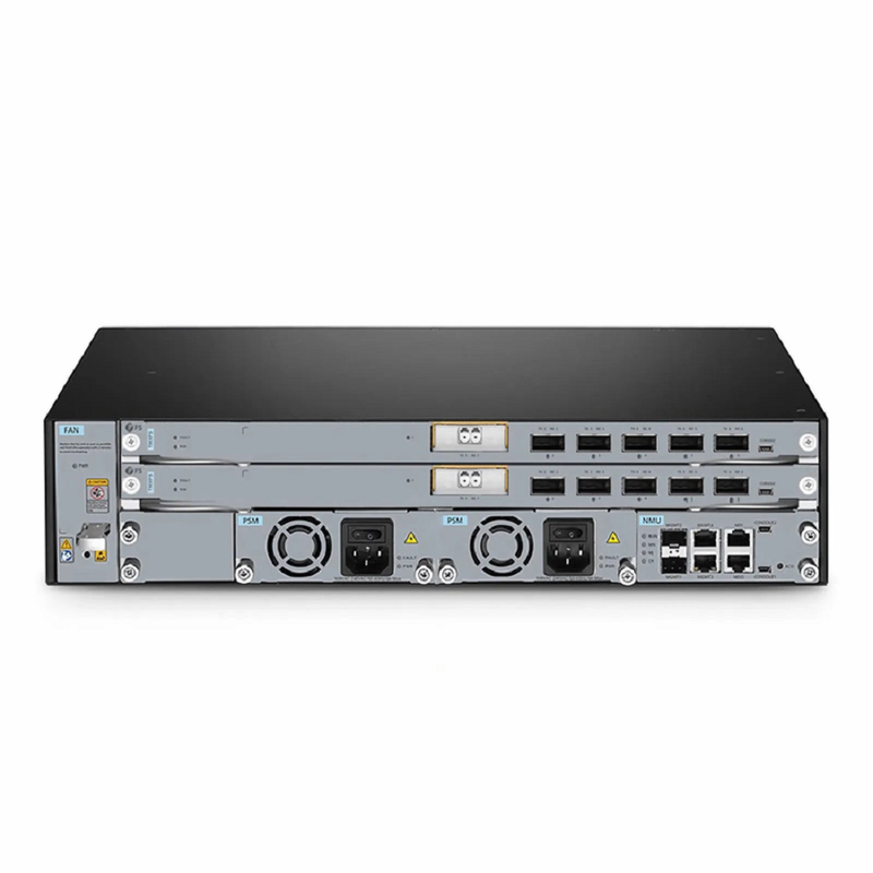 Refurb Squared M6500-CH2U, 2 Slots 2U Managed Chassis Unloaded Platform, Redundant AC PSUs, Support WEB/SNMP Management