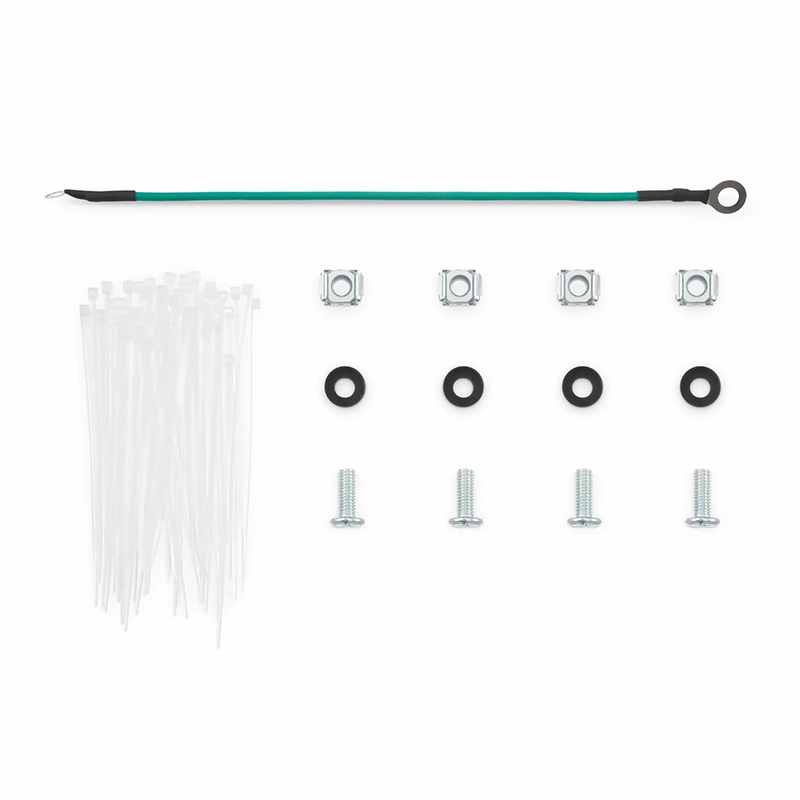 Refurb Squared Cat6 Coupler Patch Panel, 48-Port, 1RU, Cable Management Bar Included