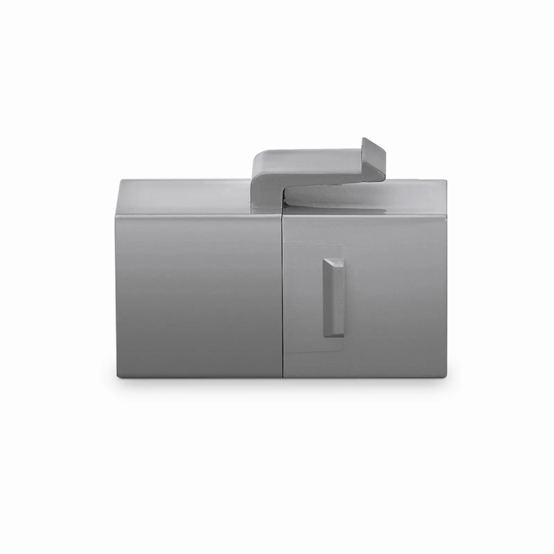Refurb Squared Cat6 Keystone RJ45 Coupler, Unshielded, Female to Female Insert Inline Coupler - Gray (12pcs/Pack)