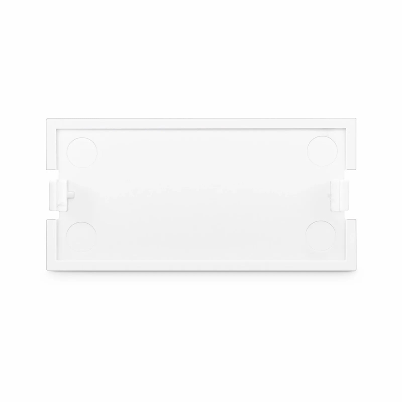 Refurb Squared Blank MOS Module, 1 Units High, White
