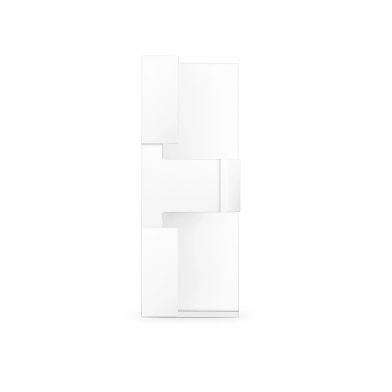 Refurb Squared 2-Port MOS Adapter, 1 Unit High, White
