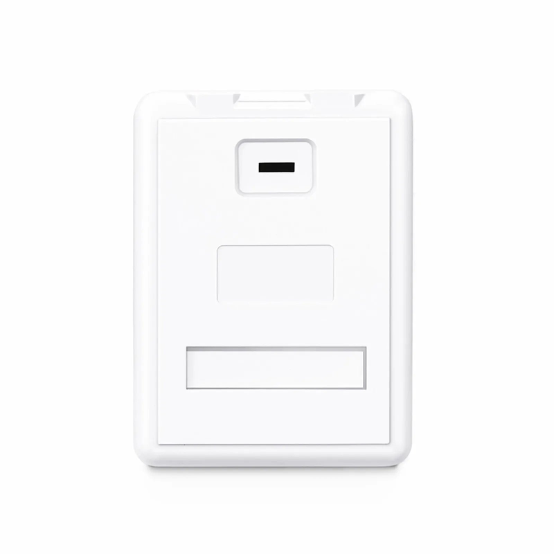 Refurb Squared Surface Mount Box, 1 Port, Unloaded, White