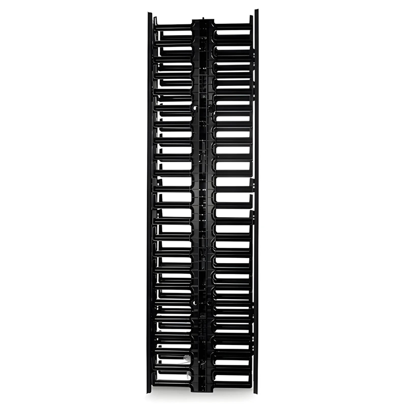 Refurb Squared Vertical Dual Sided Cable Manager, 45RU, Bend Radius Finger, 4.9 in. Wide