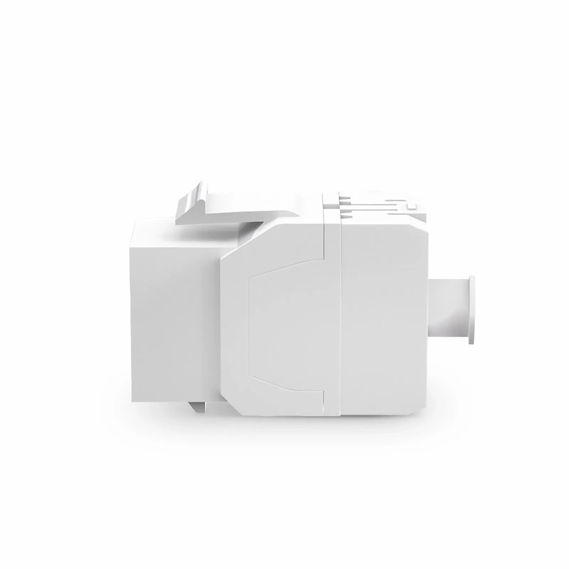 Refurb Squared Cat6 RJ45 (8P8C) Unshielded Punch Down Keystone Jack Module, White (10 pcs/Pack)