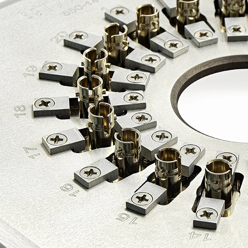 Refurb Squared Polishing Fixture/Holder for ST/UPC 20 Connectors (ST/UPC-20 Connector Jig)