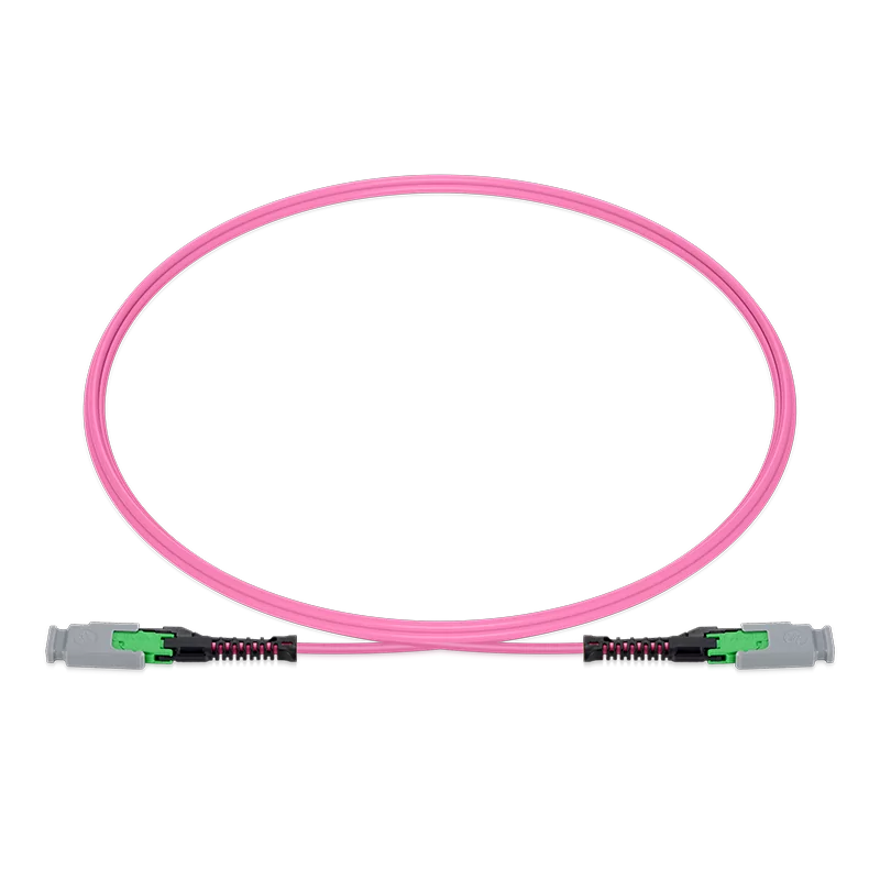 15m (49ft) MMC Jumper, MMC-16 APC (Male) to MMC-16 APC (Male), 16 Fibers, Multimode (OM4), Trunk Polarity, OFNP, 2.5mm, Max IL ≤ 0.35dB, Magenta SFPS
