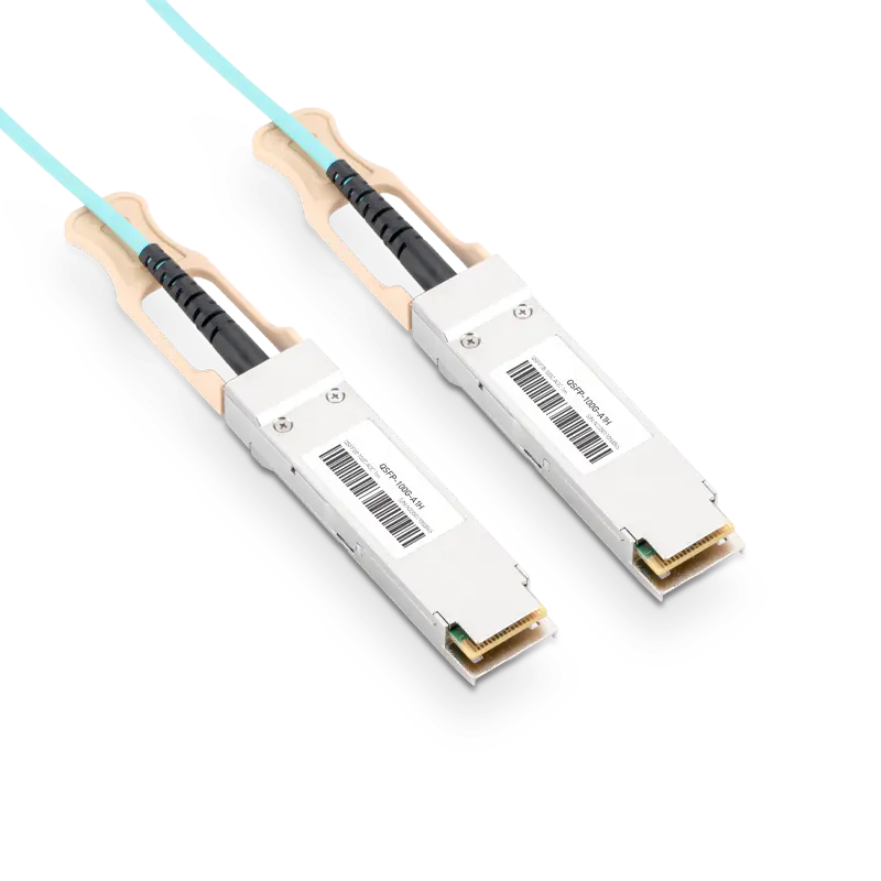 NVIDIA/Mellanox MFA1A00-E050 Compatible AOC 50m (164ft) 100Gb/s QSFP28 InfiniBand EDR LSZH Active Fiber Cable (850nm, MMF) SFPS