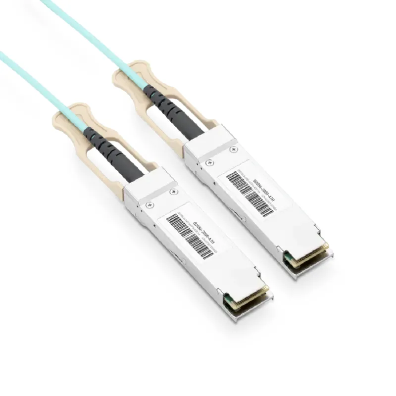 Generic Compatible AOC 1m (3ft) Ethernet 200GbE to 2x100GbE QSFP56 to Active Optical Splitter Cable SFPS