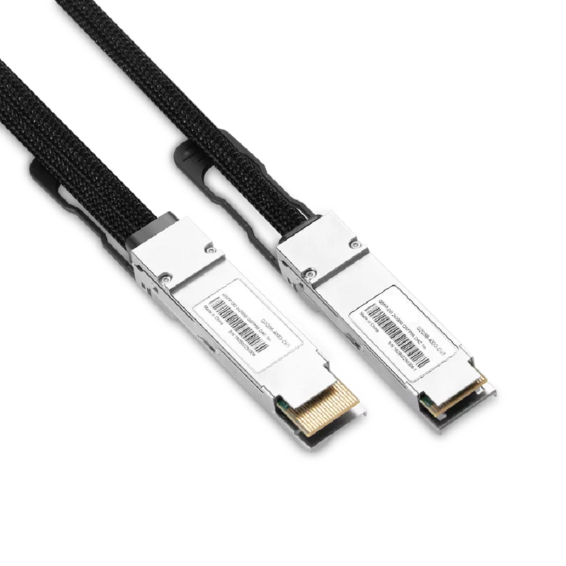 Generic Compatible 2m (7ft) 400G QSFP-DD to 2X200G QSFP56 Passive Direct Attach Copper Breakout Cable for DGX Spark AI Clusters SFPS