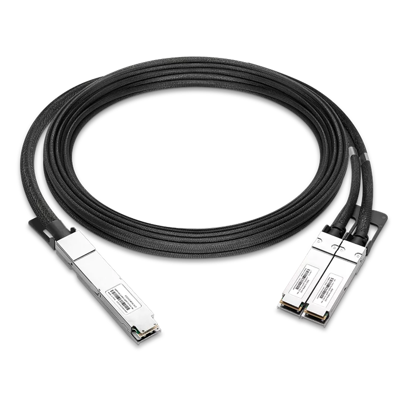 NVIDIA/Mellanox MCA7J65-N005 Compatible ACC 5m (16ft) Twin-port 2x400Gb/s OSFP Finned Top to 2x400Gb/s QSFP112 Flat Top Active Copper Splitter Cable SFPS