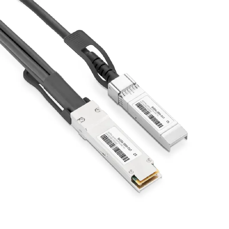 NVIDIA/Mellanox MCP7H70-V002R26 Compatible 2m (7ft) 200G QSFP56 to 4X50G SFP56 Passive Direct Attach Copper Breakout Cable 28AWG SFPS