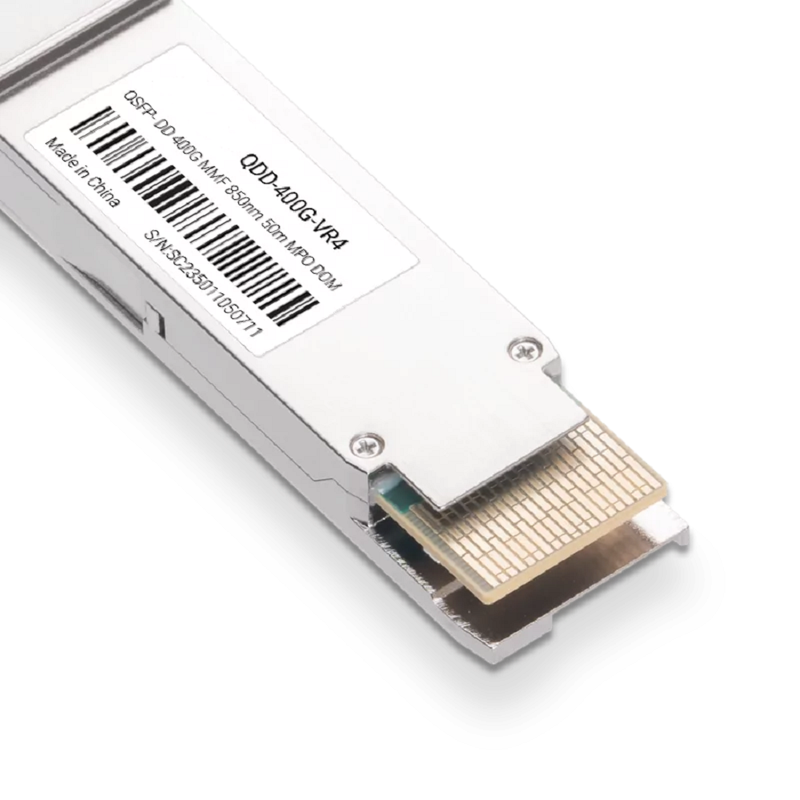Dell 400GQ56DD-VR4 Compatible Broadcom DSP & Broadcom VCSEL 400GBASE-VR4 QSFP-DD PAM4 850nm 50m MTP/MPO-12 MMF Optical Transceiver Module SFPS