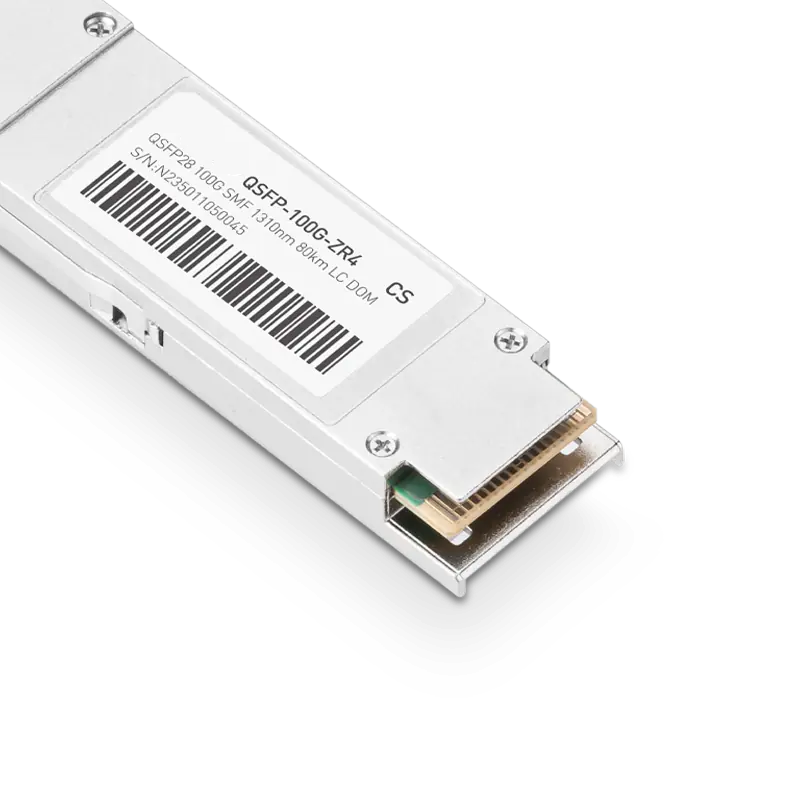 Juniper QSFP-100GBASE-ZR4 Compatible 100GBASE-ZR4 QSFP28 1310nm 80km(FEC) DOM Duplex LC Transceiver Module for SMF SFPS