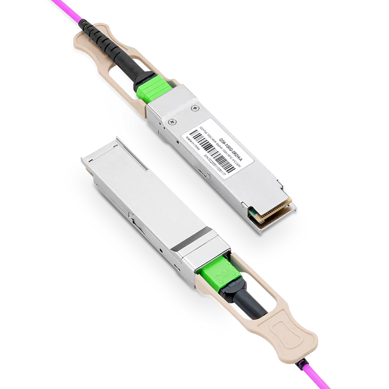 NVIDIA/Mellanox Compatible 100G SR2 QSFP56 PAM4 850nm 100m DOM MTP/MPO-12 APC InfiniBand HDR Transceiver Module for MMF SFPS