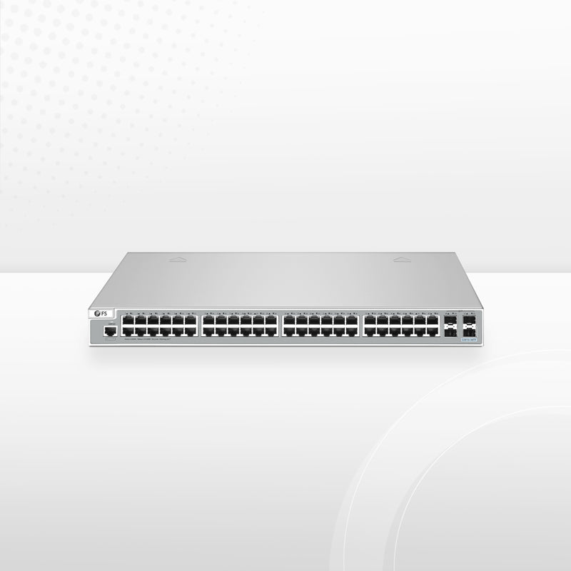 S3910-48TF, 48-Port Ethernet L2+ Switch, 48 x Gigabit RJ45, with 4 x 1Gb SFP Uplinks, Broadcom Chip