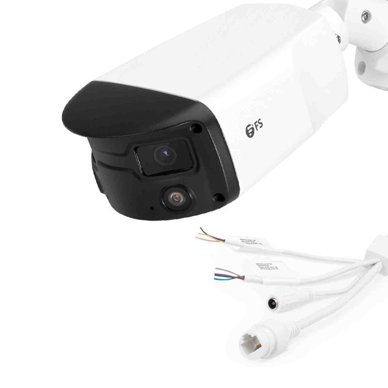 IPC501-2X4M-B, Super HD 4MP Full-Color Wide Angle Fixed Bullet Network Camera with Build-in Mic, IP67 Weatherproof PoE Network Camera with Fixed 4.0mm Lens