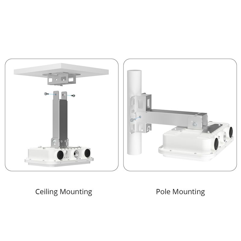 AP-T565, Cloud Managed Wi-Fi 6 802.11ax 2400 Mbps Outdoor Access Point, Seamless Roaming & 2 x 2 MU-MIMO Dual Radios, Built-in Omni-Directional Antenna, Manageable via Airware, Controller or Standalone (Without PoE Injector)