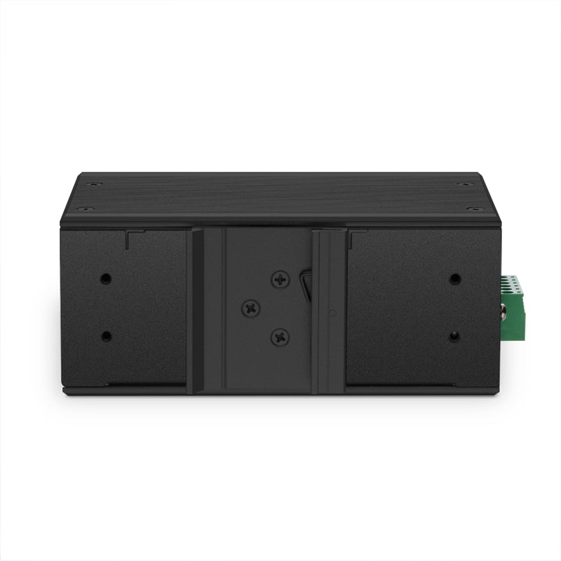 Industrial Unmanaged 2x 10/100/1000Base-T RJ45 to 2x 100/1000Base-X SFP Gigabit PoE++ Ethernet Media Converter