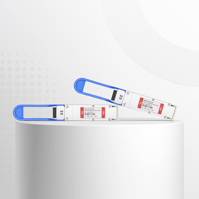 Cisco Compatible 100GBASE-LR4 and 112GBASE-OTU4 QSFP28 Dual Rate 4 x 25G NRZ 1310nm 20km DOM Duplex LC/UPC SMF Optical Transceiver Module