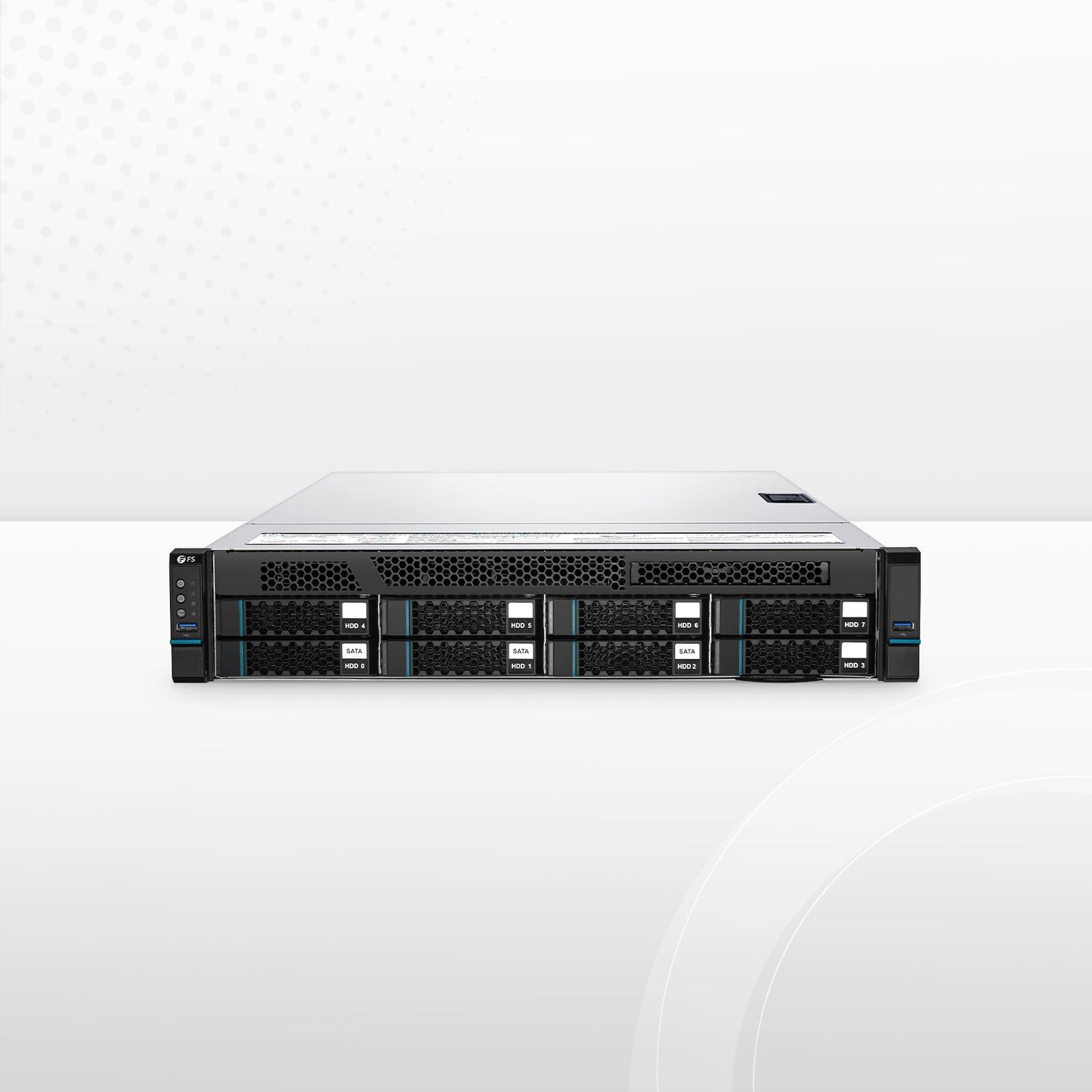 RS5220, 2U Rack Server, 2 x Intel® Xeon® Scalable Processors, 2 X 32GB of Memory, 3 x 3.5'' Hot-swap SATA Drive Bays, 2 x RJ45 1GbE Ports, 800W Redundant