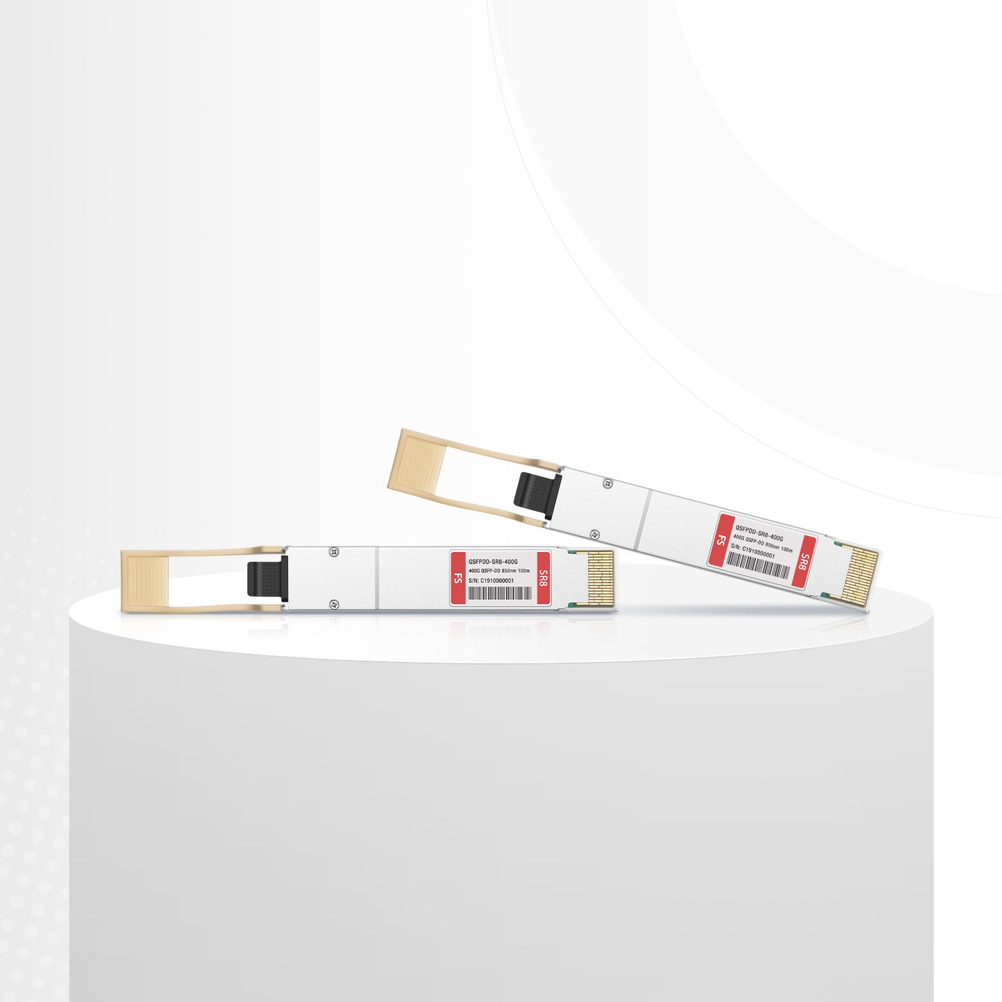 Arista Networks QDD-400G-SR8 Compatible 400GBASE-SR8 QSFP-DD 8 x 50G PAM4 850nm 100m DOM MPO-16/APC MMF Optical Transceiver Module, Breakout to 2 × 200G-SR4 and 8 × 50G-SR