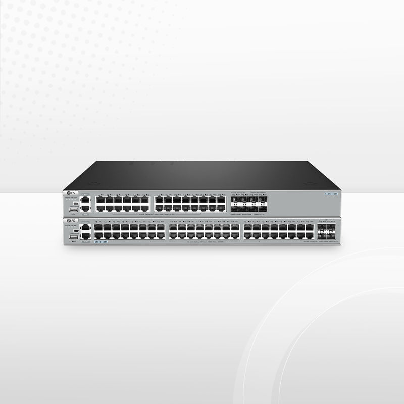 S5810-28TS, 28-Port Gigabit Ethernet L3 Switch, 24 x Gigabit RJ45, 4 x RJ45/SFP Combo Ports, with 4 x 10Gb SFP+ Uplinks, Stackable Switch, Broadcom Chip