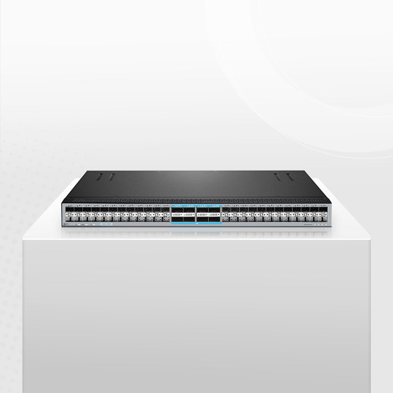 S5850-48B8C, 48-Port Ethernet L3 Switch, 48 x 25Gb SFP28, with 8 x 100Gb QSFP28, Support MPLS&MLAG