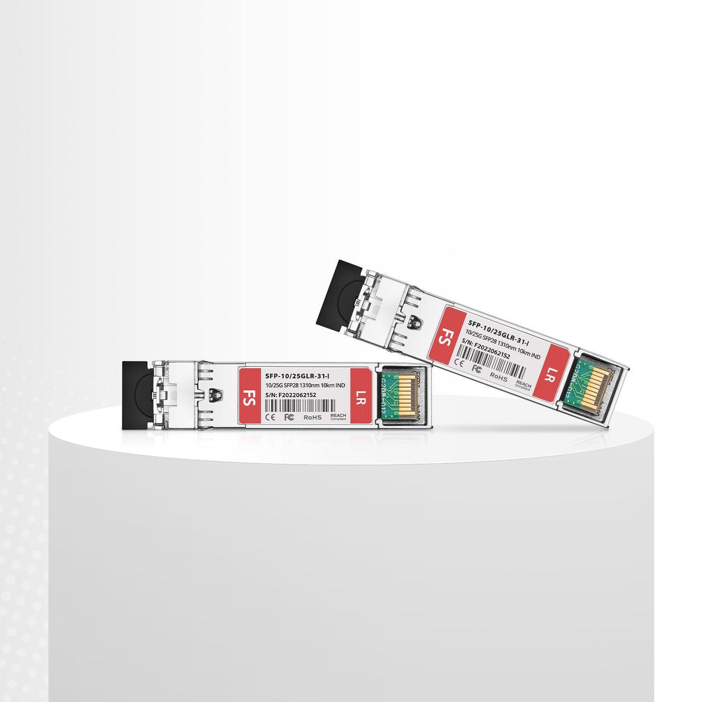 Cisco SFP-10/25G-LR-I Compatible 10/25GBASE-LR SFP28 Dual-rate 1310nm 10km DOM Duplex LC/UPC SMF Optical Transceiver Module (Industrial)