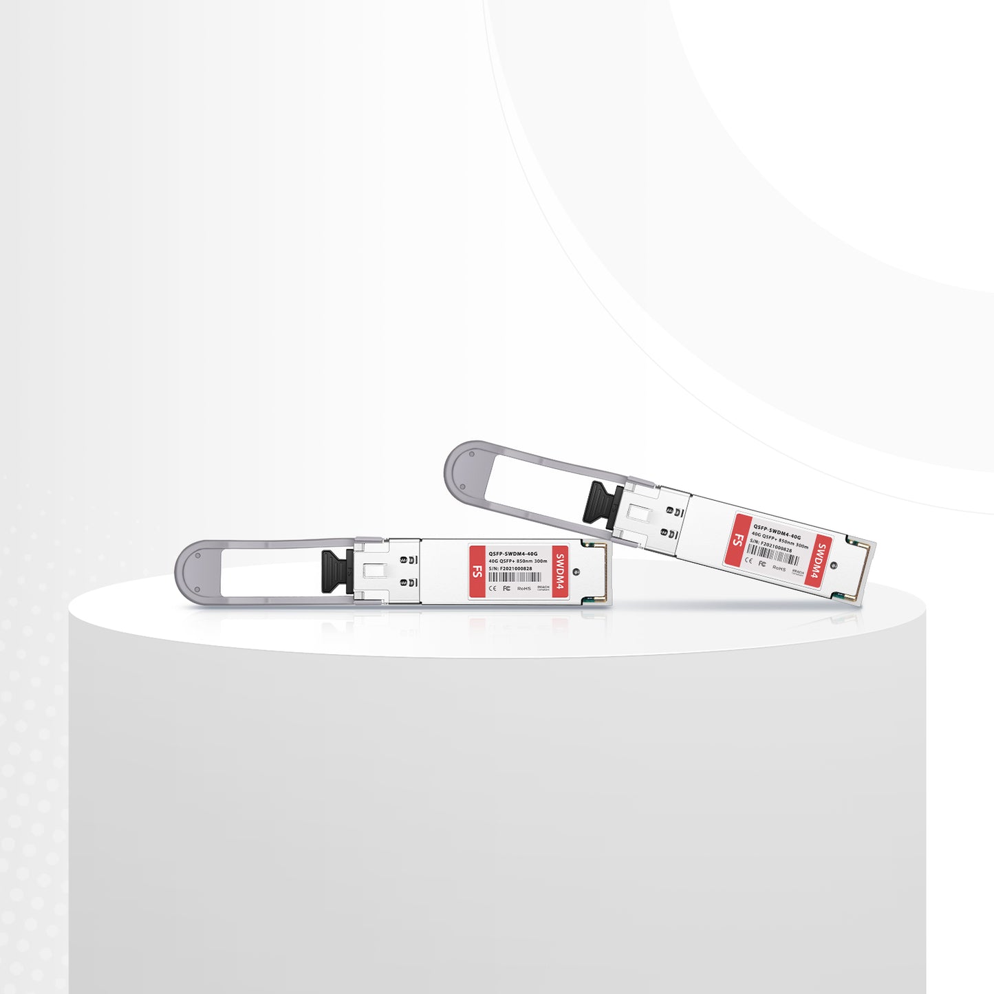 Extreme 10329 Compatible 40GBASE-SR SWDM4 QSFP+ BiDi 850/880/910/940nm 300m DOM Duplex LC/UPC MMF Optical Transceiver Module