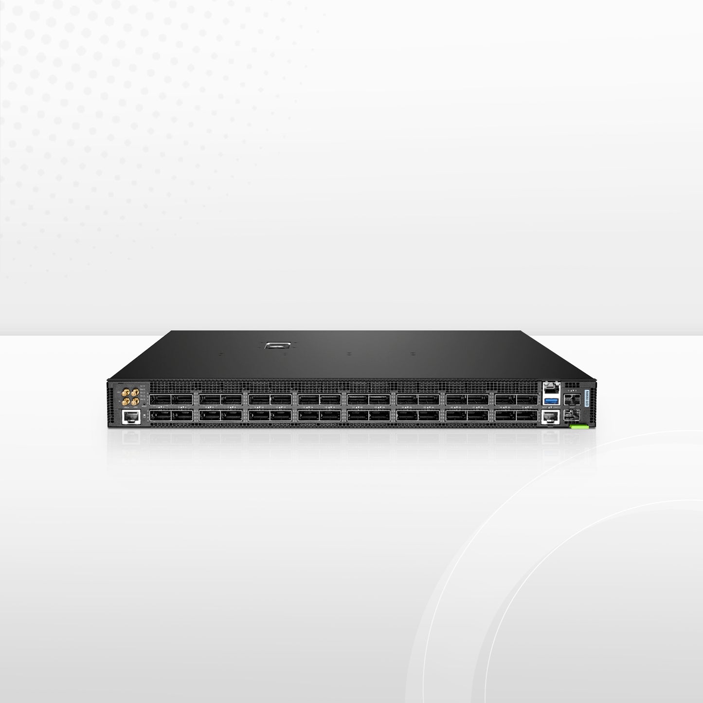 N9550-32D, 32-Port Ethernet HPC/AI Data Center Switch, 32 x 400Gb QSFP-DD, PicOS®, Broadcom Tomahawk 3 Chip, Front-to-Back Airflow