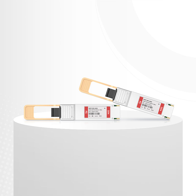 NVIDIA/Mellanox MMA1T00-HS Compatible 200GBASE-SR4 QSFP56 4 x 50G PAM4 850nm 100m DOM MPO-12/UPC MMF InfiniBand HDR Optical Transceiver Module for Quantum Switches and ConnectX-6 HCA