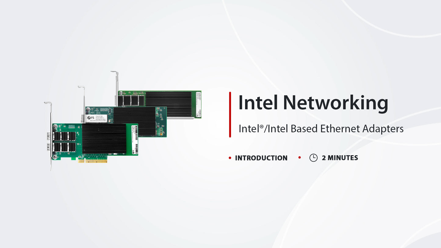 Intel FPGA Based Ethernet Network Interface Card, 100G Single-Port QSFP28, PCIe 4.0 x16, Comparable to Intel AGF023R25A, Full Height