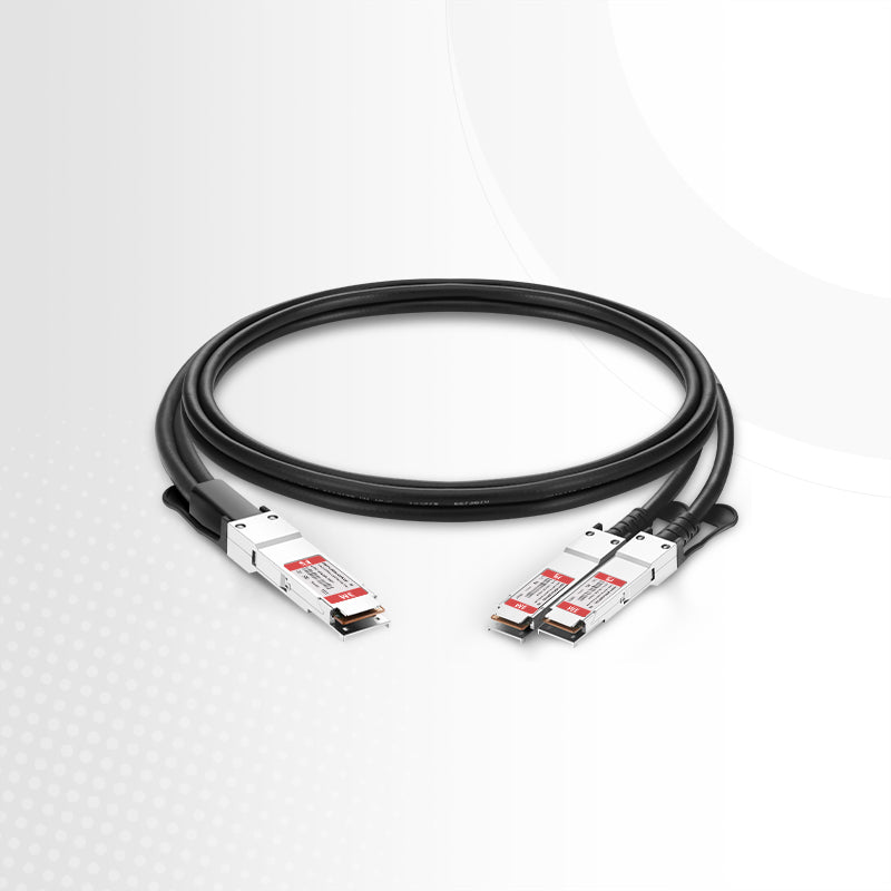 0.5m (2ft) NVIDIA/Mellanox MCP7H50-H00AR30 Compatible 200G QSFP56 4 x 50G PAM4 to 2 x 100G QSFP56 2 x 50G PAM4 InfiniBand HDR Passive Direct Attach Copper Breakout Cable for Quantum Switches and ConnectX-6 HCA