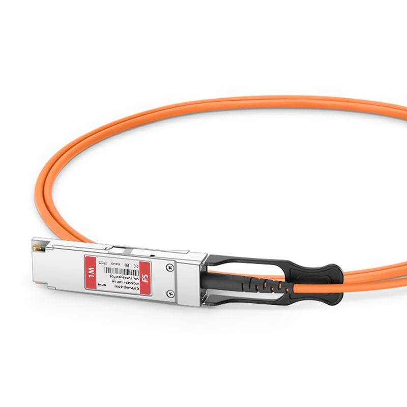 1m (3ft) NVIDIA/Mellanox MC2206310-001 Compatible 40G QSFP+ Ethernet Active Optical Cable