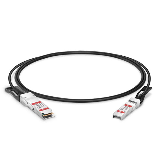 1m (3ft) NVIDIA/Mellanox MC2309130-001 Compatible 40G QSFP+ to 1 x 10G SFP+ Ethernet Passive Direct Attach Copper Cable