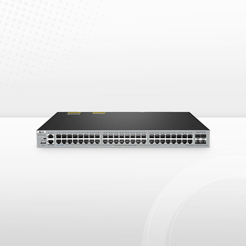 S5810-48TS, 48-Port Gigabit Ethernet L3 Switch, 48 x Gigabit RJ45, with 4 x 10Gb SFP+ Uplinks, Stackable Switch, Broadcom Chip