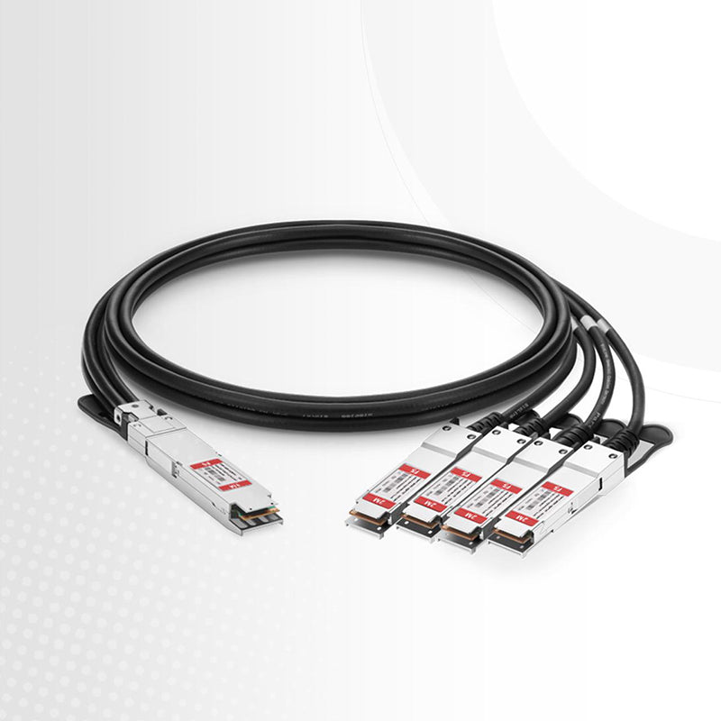 0.5m (2ft) NVIDIA/Mellanox Compatible 400G OSFP 8 x 50G PAM4 Finned Top to 4 x 100G QSFP56 2 x 50G PAM4 InfiniBand HDR Passive Direct Attach Copper Breakout Cable for Quantum-2 Switches and ConnectX-6 HCA