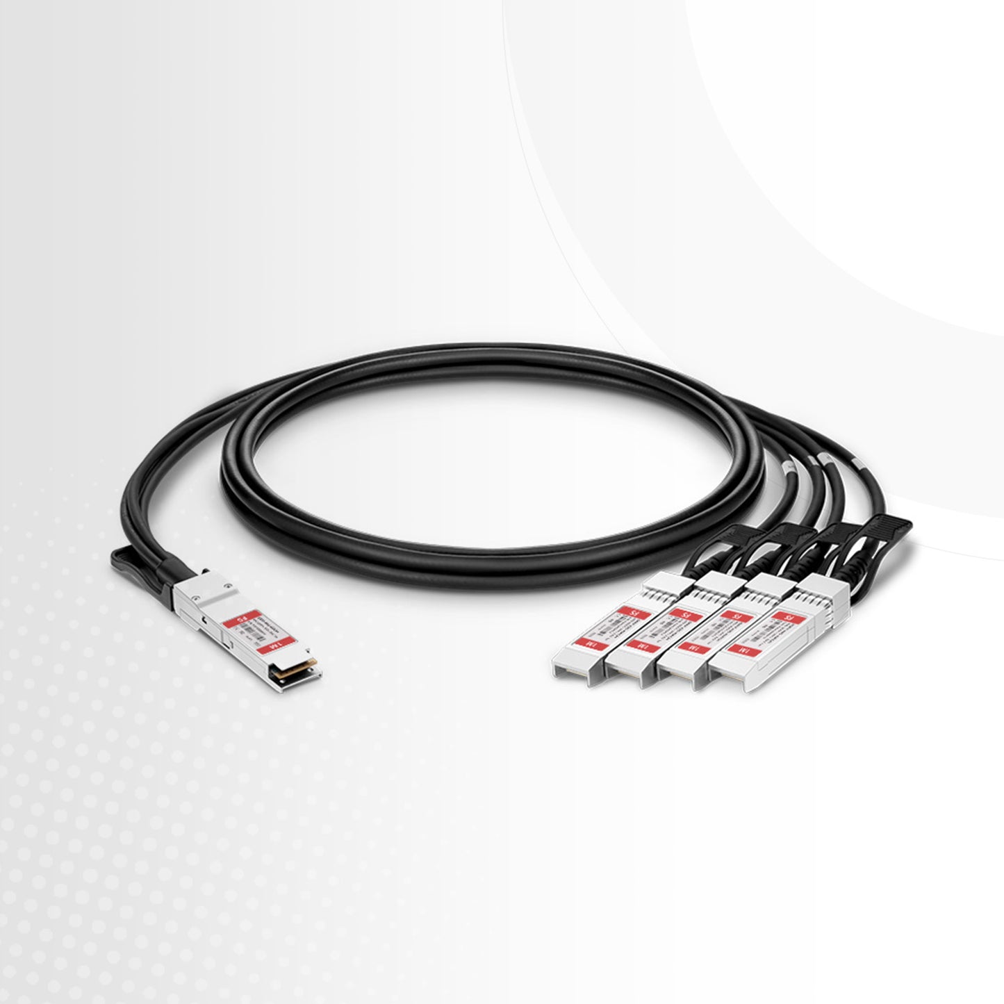 0.5m (2ft) Cisco QSFP-4SFP10G-CU50CM Compatible 40G QSFP+ to 4 x 10G SFP+ Passive Direct Attach Copper Breakout Cable