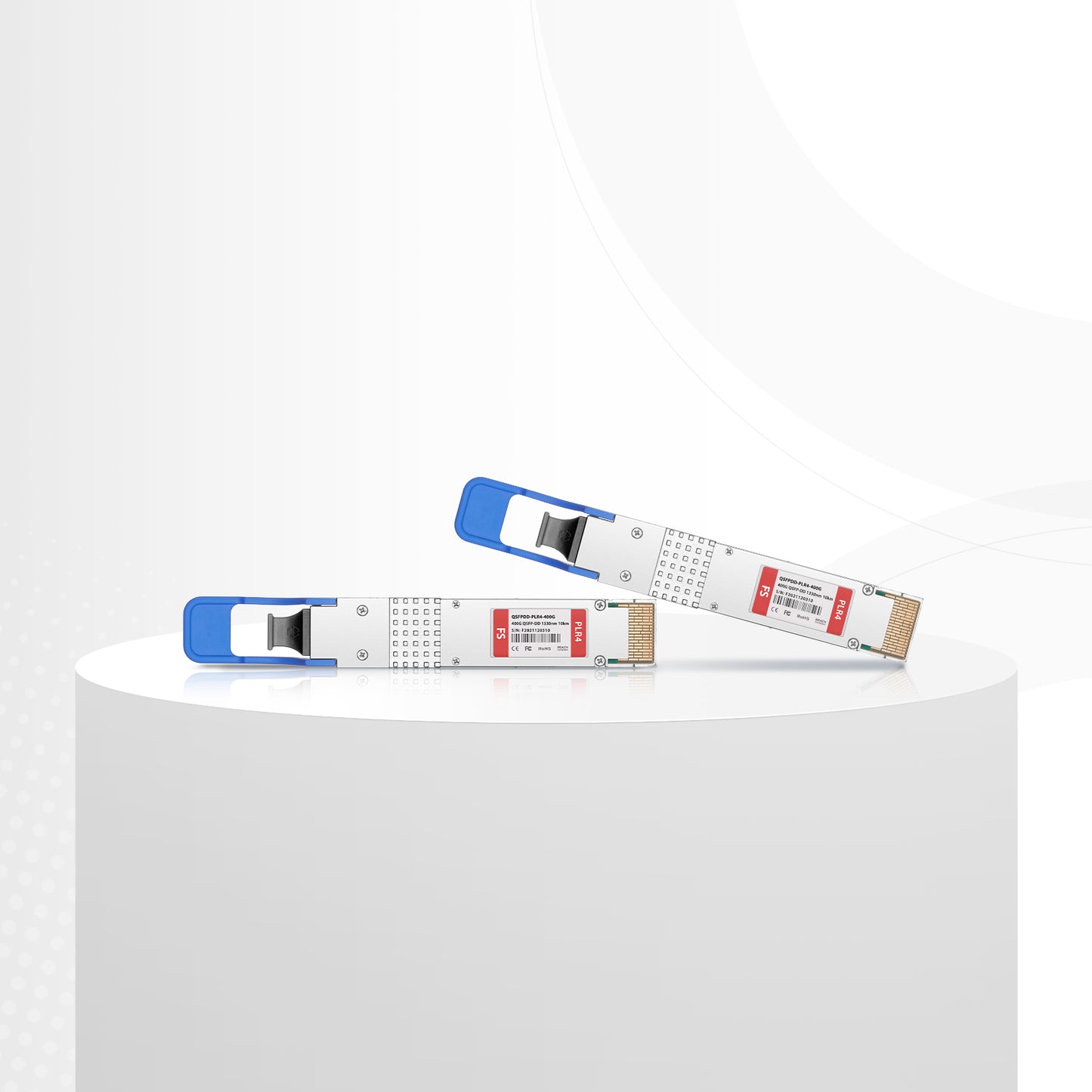 Arista Networks QDD-400G-PLR4 Compatible 4 x 100GBASE-LR QSFP-DD 1310nm 10km DOM MPO-12/APC SMF Optical Transceiver Module, Breakout to 4 x100G-LR