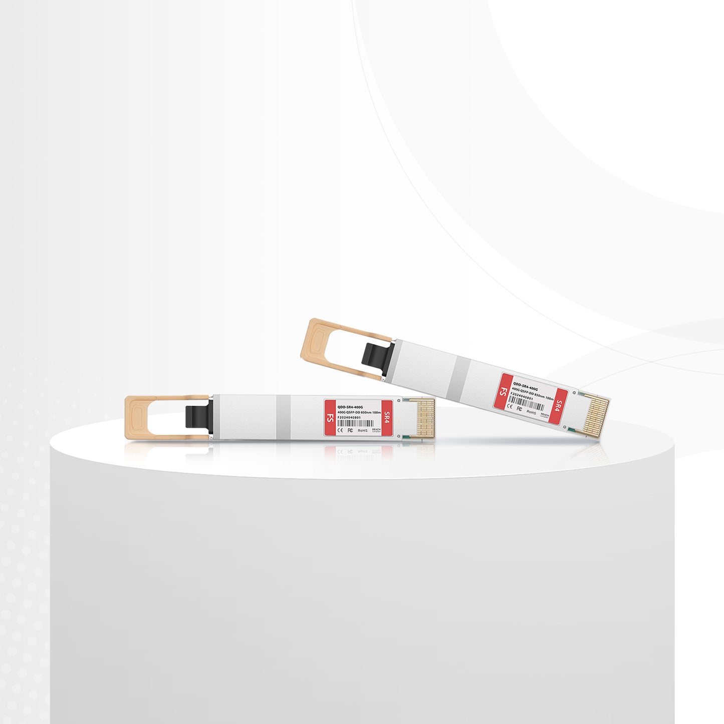 H3C Compatible 400GBASE-SR4 QSFP-DD 8 x 50G PAM4 850nm 50m DOM MPO-12/APC MMF Optical Transceiver Module